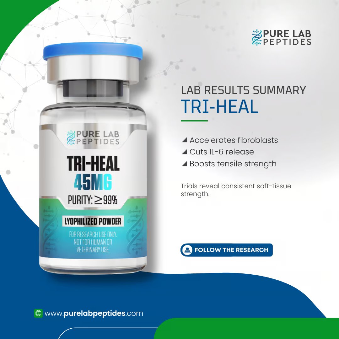 Buy Tri-Heal 45mg peptides (TB-500 25mg + BPC-157 10mg + KPV 10mg) - Image 6